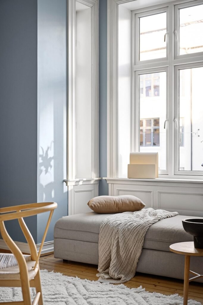 sofa, pillow, chair, real estate, interior, house, luxury, living room, table, floor, wooden, decor, window, art, design, carpet, home